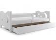 MIKOLAJ Viengulė Lova 80 x 160 Balta MIKOLAJ Viengulė Lova 80 x 160 Balta