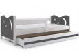 MIKOLAJ Viengulė Lova 80 x 160 Balta MIKOLAJ Viengulė Lova 80 x 160 Balta