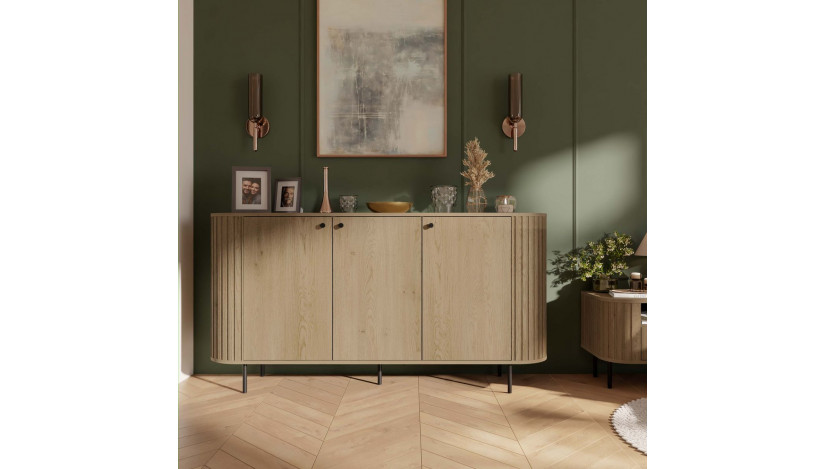 OVALIO 830 KOMODA 3F ąžuolas cremona