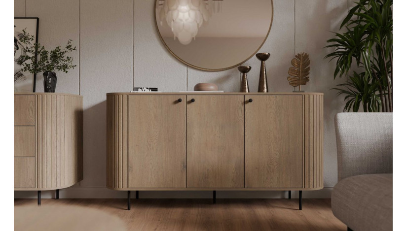 OVALIO 830 KOMODA 3F ąžuolas cremona