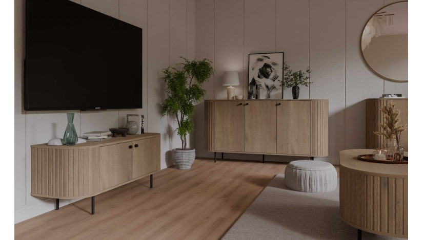 OVALIO 830 KOMODA 3F ąžuolas cremona