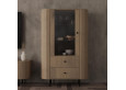 OVALIO 112 Vitrina 1F 2S ąžuolas cremona