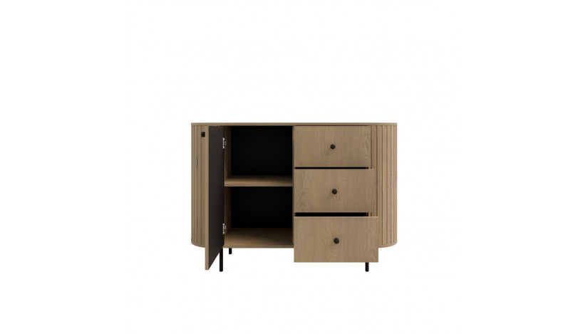 OVALIO 813 KOMODA 1F 3S ąžuolas cremona