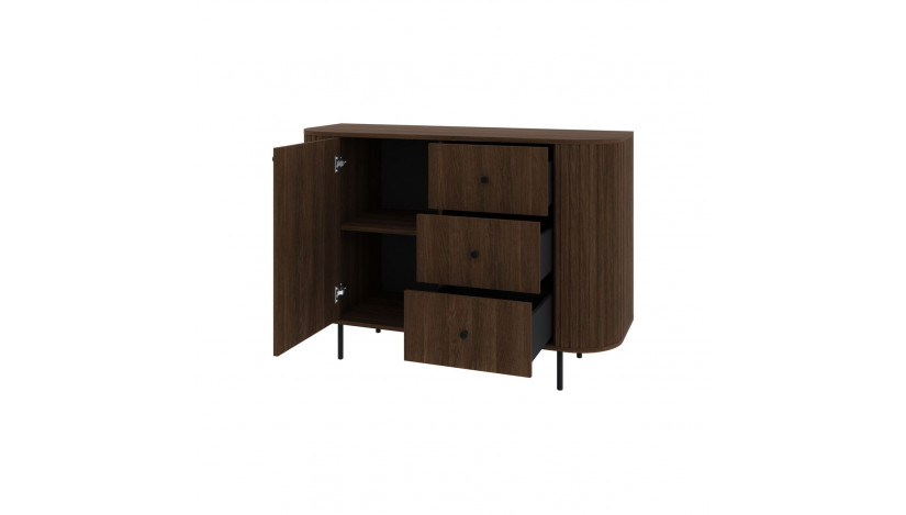 OVALIO 813 KOMODA 1F 3S ąžuolas dunin