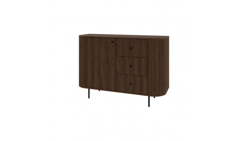 OVALIO 813 KOMODA 1F 3S ąžuolas dunin