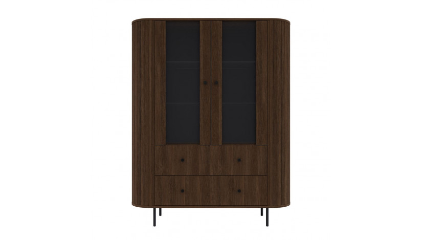 OVALIO 112 Vitrina 1F 2S ąžuolas dunin