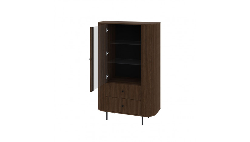 OVALIO 112 Vitrina 1F 2S ąžuolas dunin