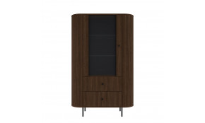 OVALIO 112 Vitrina 1F 2S ąžuolas dunin
