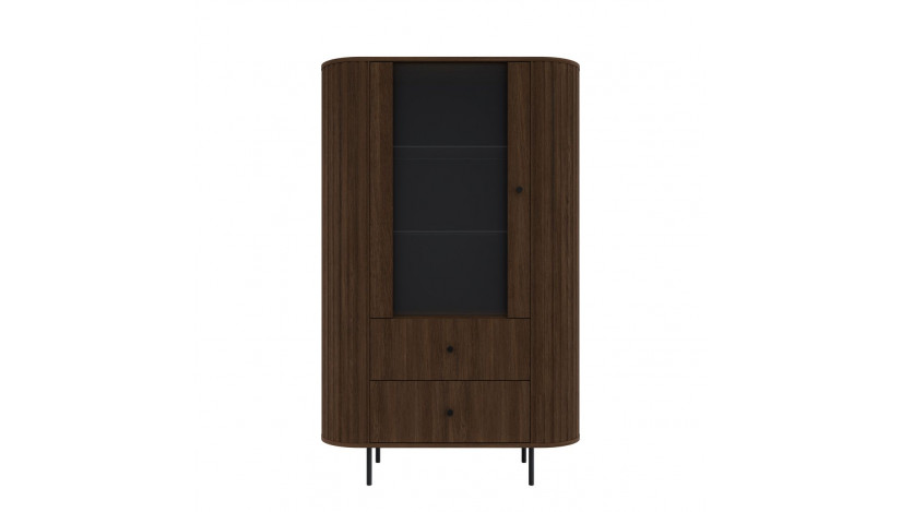 OVALIO 112 Vitrina 1F 2S ąžuolas dunin