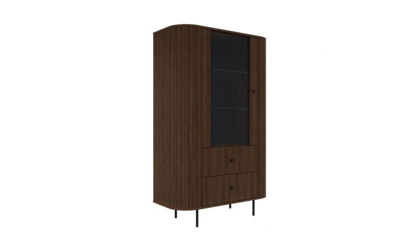 OVALIO 112 Vitrina 1F 2S ąžuolas dunin