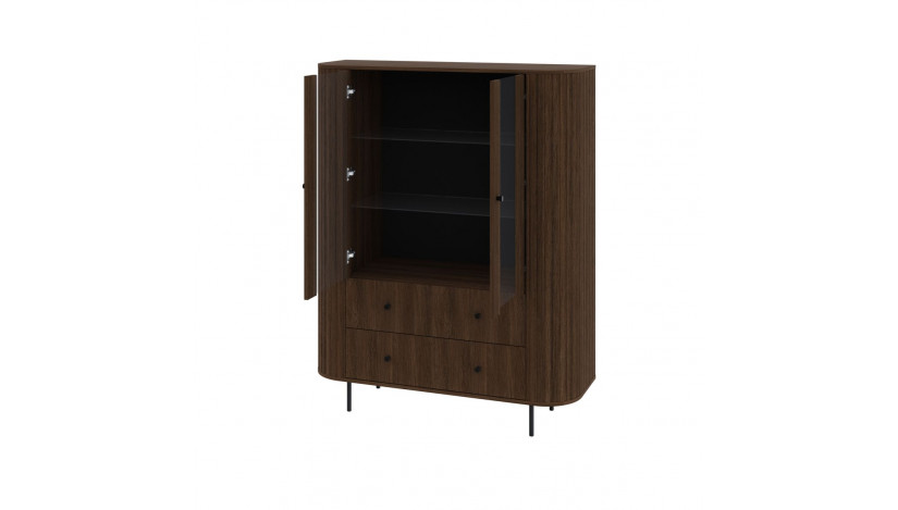 OVALIO 112 Vitrina 1F 2S ąžuolas dunin