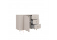OVALIO 813 KOMODA 1F 3S smėlio