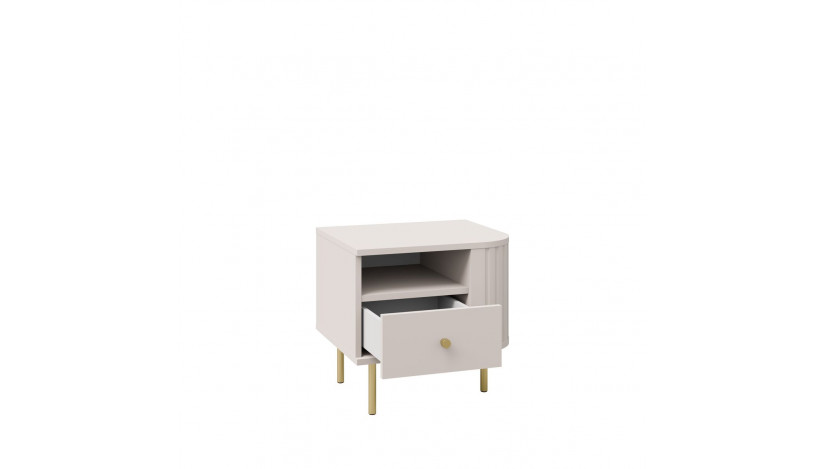 OVALIO 801 naktinis staliukas smėlio