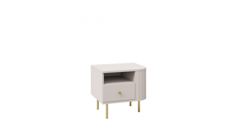 OVALIO 801 naktinis staliukas smėlio