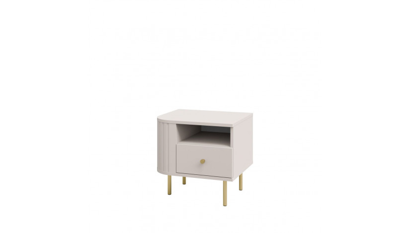 OVALIO 801 naktinis staliukas smėlio
