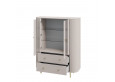 OVALIO 112 Vitrina 1F 2S smėlio