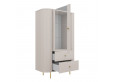 OVALIO 112 Vitrina 1F 2S smėlio