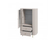OVALIO 112 Vitrina 1F 2S smėlio