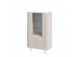 OVALIO 112 Vitrina 1F 2S smėlio