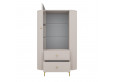 OVALIO 112 Vitrina 1F 2S smėlio