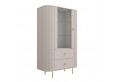 OVALIO 112 Vitrina 1F 2S smėlio