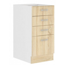 SARA SONOMA 40 D 4S BB Spintelė su stalčiais