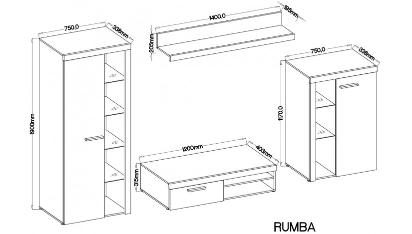 Rumba Sekcija grafit lefkas