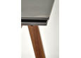 LOZANO išskleidžiamas stalas 140-200/82/76 cm, juodo marmuro / riešuto sp.