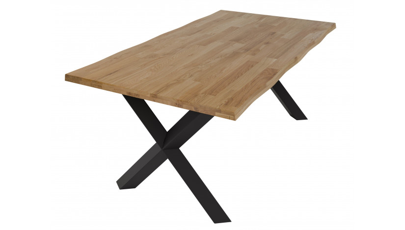 Stalas MALMO FLOW 180x100 ąžuolo masyvas