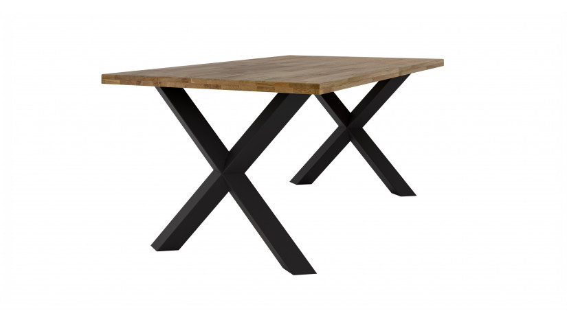 Stalas MALMO LINEAR 180x100 ąžuolo masyvas