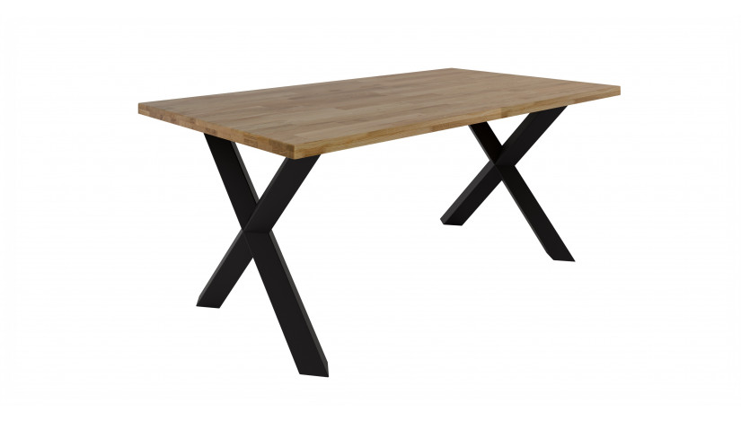 Stalas MALMO LINEAR 180x100 ąžuolo masyvas
