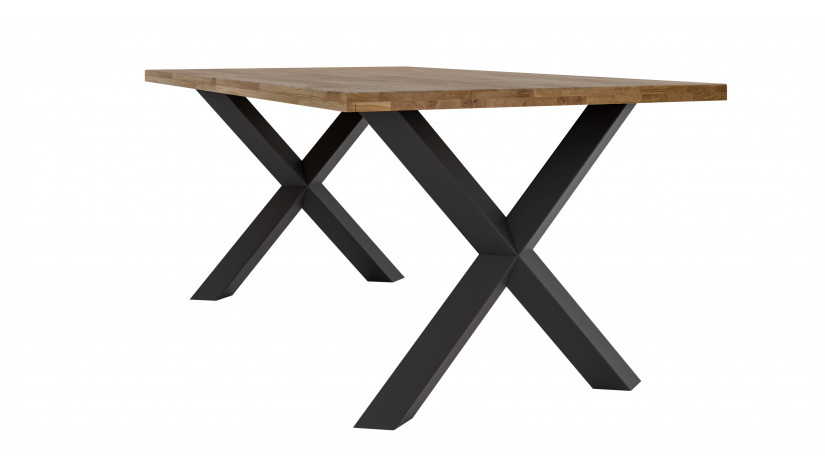 Stalas MALMO LINEAR 180x100 ąžuolo masyvas