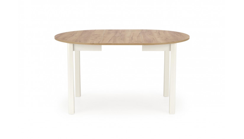 RINGO išskleidžiamas stalas 102-142x102x76 cm craft/ balta sp.