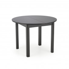 RINGO išskleidžiamas stalas 102-142x102x76 cm juoda / juoda  sp.
