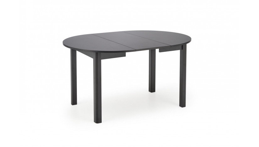 RINGO išskleidžiamas stalas 102-142x102x76 cm juoda / juoda  sp.