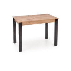 GINO išskleidžiamas stalas 100-135/60/75 cm wotan / juoda sp.