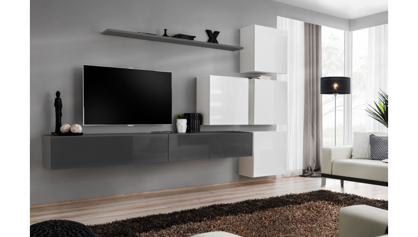 Switch IX Sekcija balta blizgi / grafito blizgi 27 GW SW 9