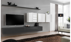 Switch VII Sekcija balta blizgi / grafito blizgi 27 GW SW 7