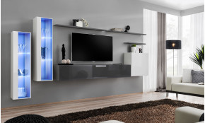 Switch XI Sekcija balta blizgi / grafito blizgi 27 WG SW 11