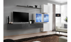 Switch XIX Sekcija balta blizgi / grafito blizgi 27 WG SW 19