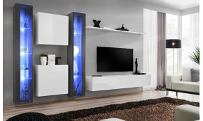 Switch XVI Sekcija balta blizgi / grafito blizgi 27 GW SW 16