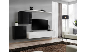Switch V Sekcija balta blizgi / juoda blizgi 26 ZW SW 5