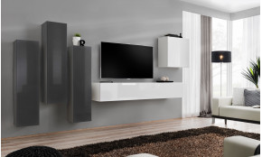 Switch III Sekcija balta blizgi / grafito blizgi 27 GW SW 3