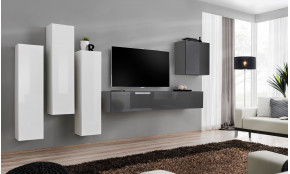 Switch III Sekcija balta blizgi / grafito blizgi 27 WG SW 3