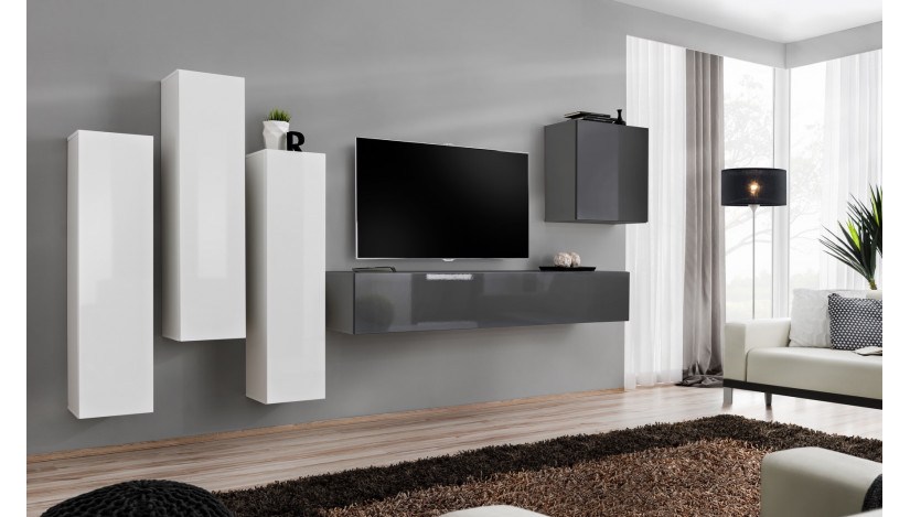 Switch III Sekcija balta blizgi / grafito blizgi 27 WG SW 3
