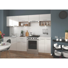 VIOLA 260 mdf blizgi Virtuvės baldų komplektas