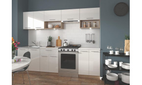 VIOLA 260 mdf blizgi Virtuvės baldų komplektas