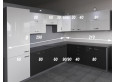 Bianka / Grey 500 Virtuvės baldų komplektas